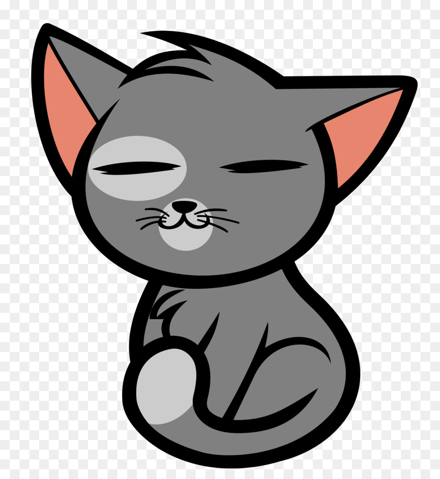 Anime clipart kitten. Cat drawing how to