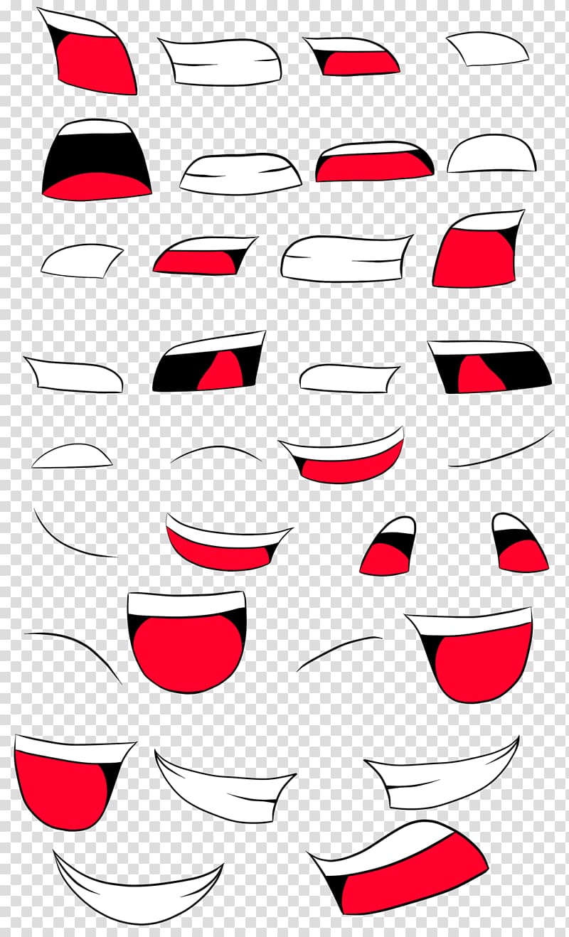 Anime clipart mouth. Drawing animation smile transparent