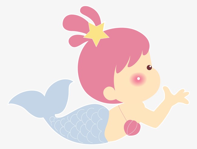 Mermaid swim floats aquatic. Anime clipart shape
