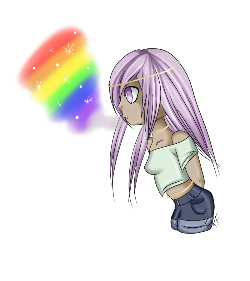 Dam rainbow by kokorosweetdevil. Anime smoke png