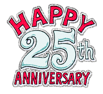 Happy clip art today. Anniversary clipart 25 year