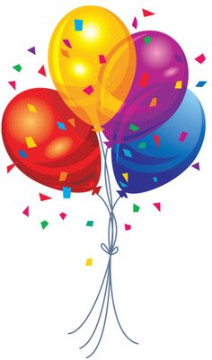 Anniversary clipart balloon. Happy balloons 