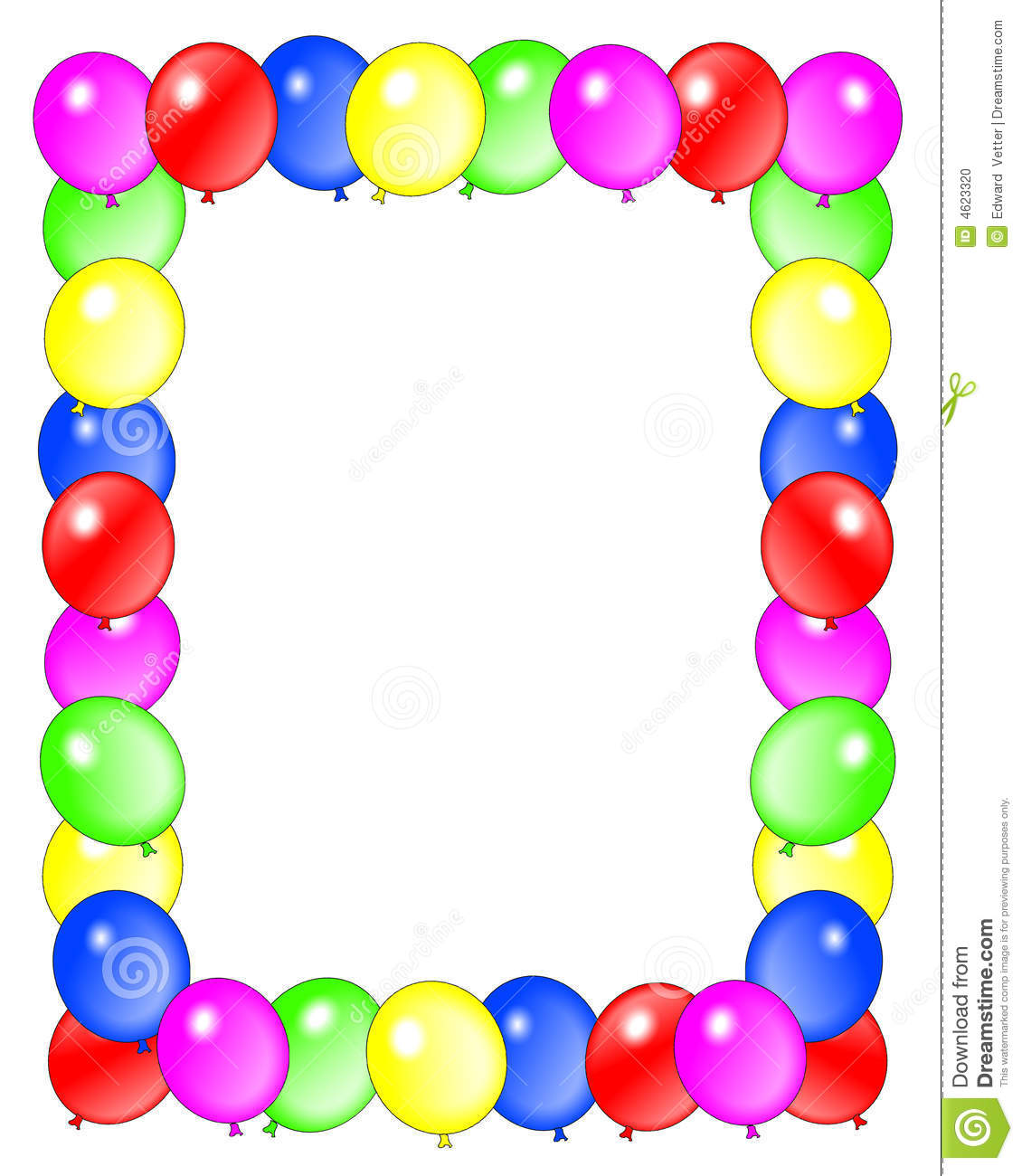 birthday clipart picture frame