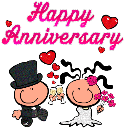 Happy images with quotes. Anniversary clipart cute
