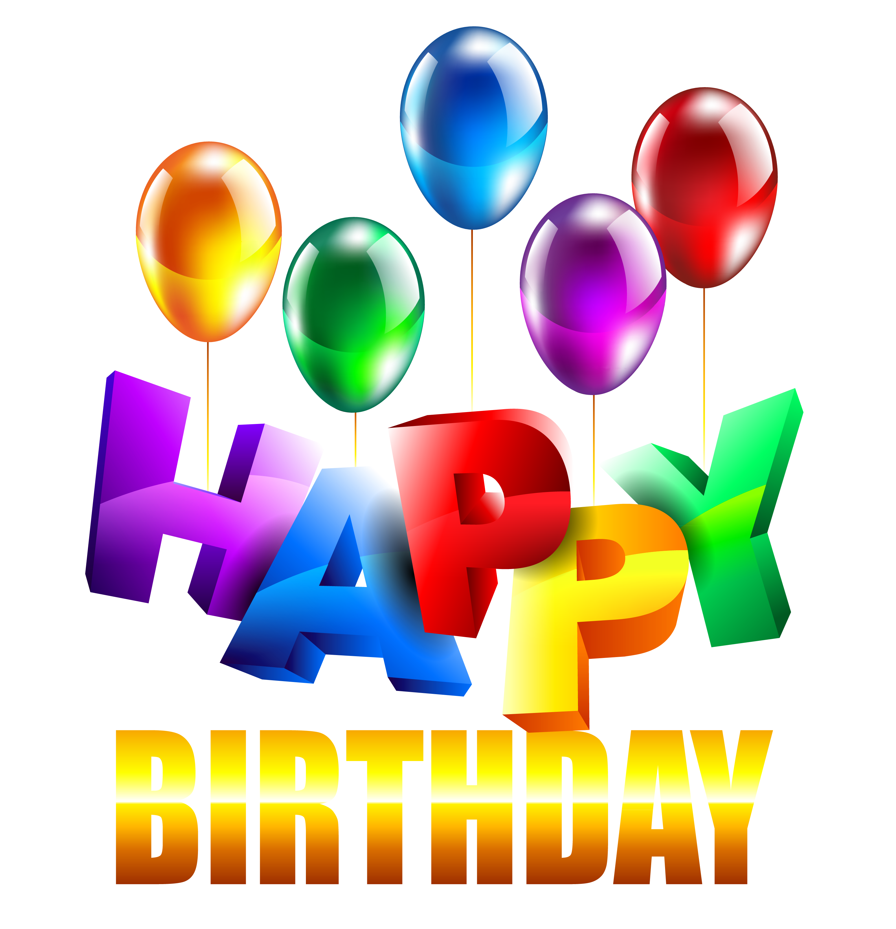 Happy png images free. Clipart birthday transparent background