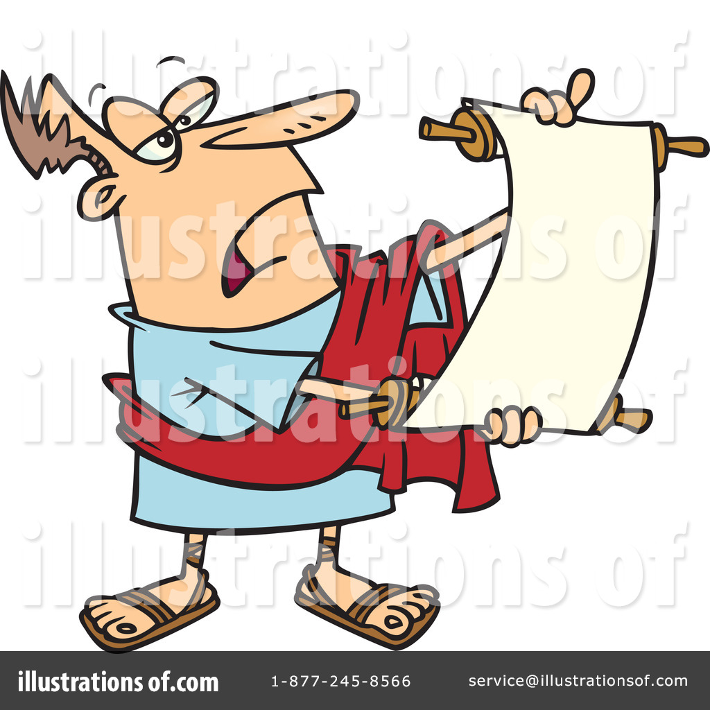 Announcement clipart. Illustration by toonaday royaltyfree