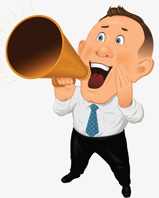 Announcement clipart news announcement. Good cry speaker png