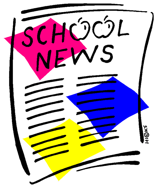 Replace your school with. Announcement clipart newsletter