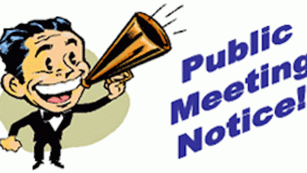 Announcements clipart advertiser. Palmietkuilen public meeting springs
