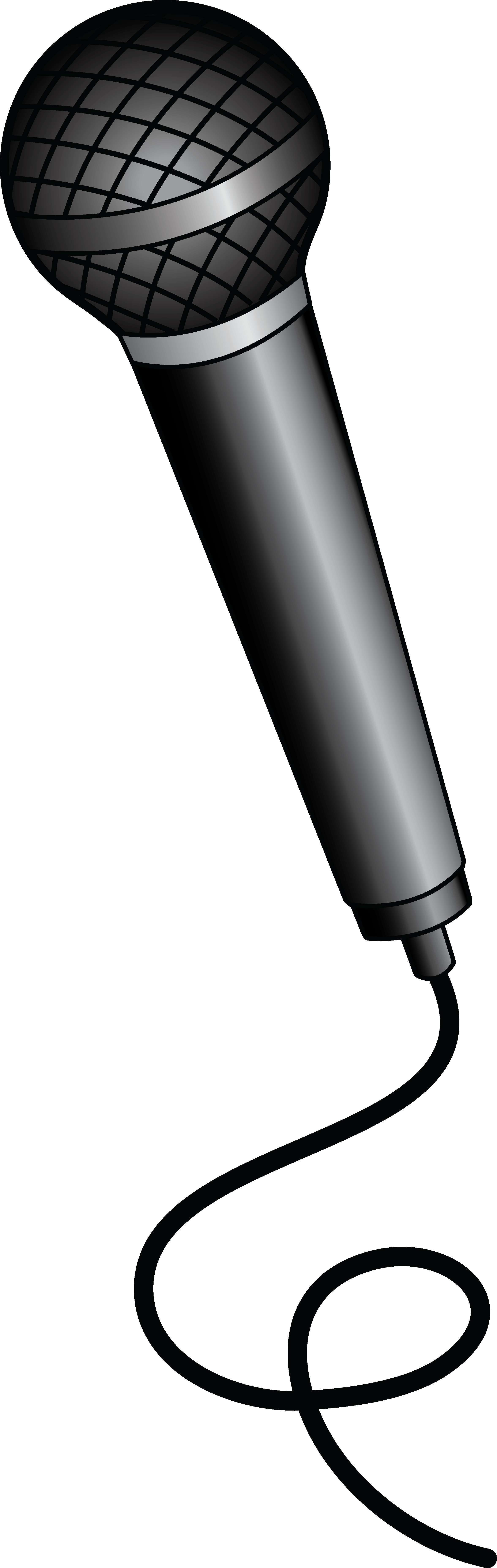 Microphone clipart modern. Mike cliparts zone 