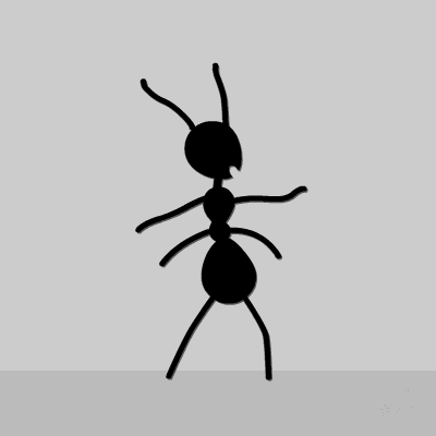 Gif find share on. Ant clipart animation
