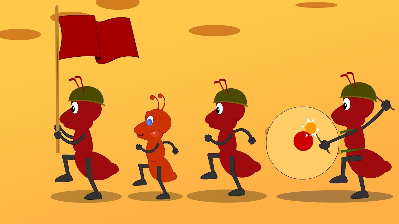 The go one by. Ant clipart ants marching