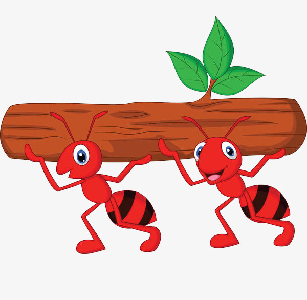 Ant clipart carry. Ants branches difficulty strenuous