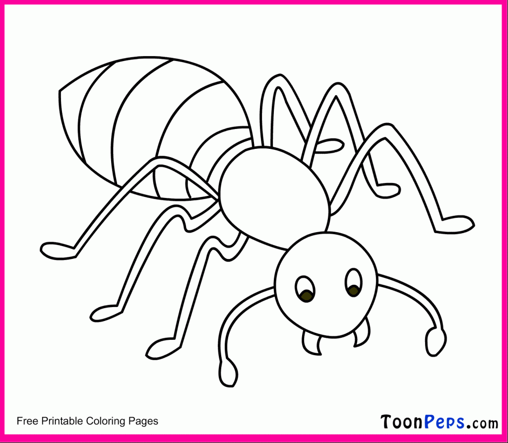 Pictures to color these. Ant clipart colour