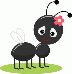 Silhouette design store view. Ants clipart cute