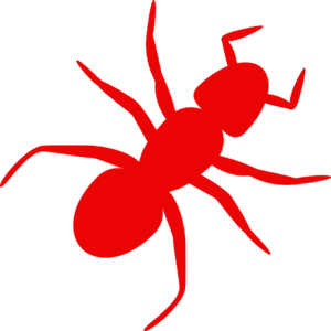 Ant clipart fire ant. Red clip art at