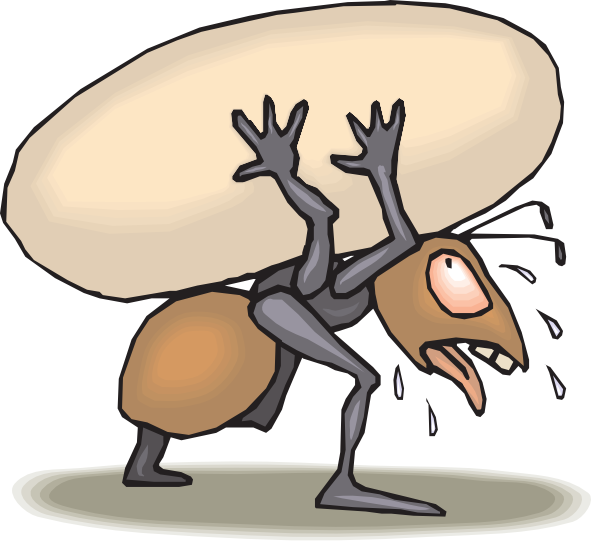Carrying egg clip art. Ant clipart food