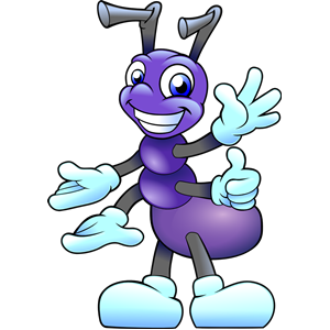 Ant clipart friendly. Purple cliparts of 