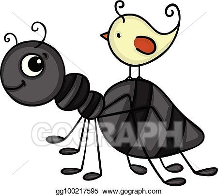 ant clipart happy