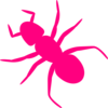 Clip art at clker. Ant clipart pink