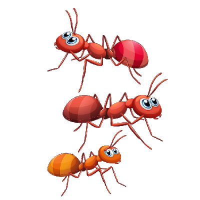 S online . Ant clipart red ant