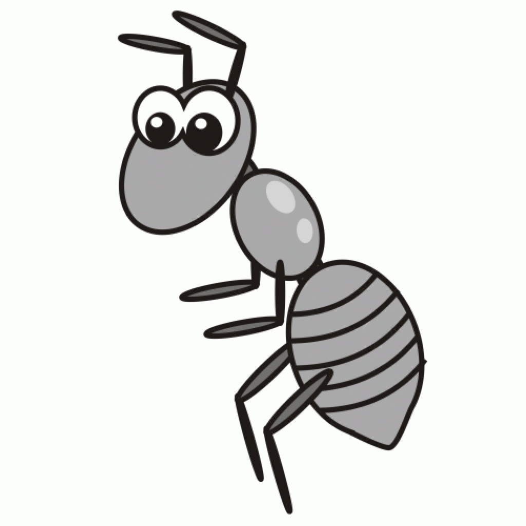 Ants black and white. Ant clipart small ant