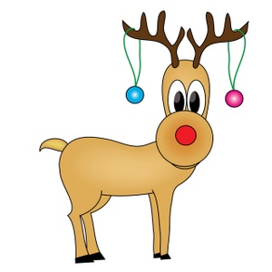 Antler clipart animated. Free reindeer animation 