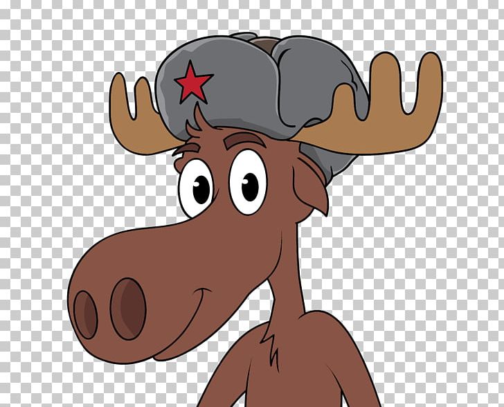 Antler clipart animated. Russia moose cartoon drawing