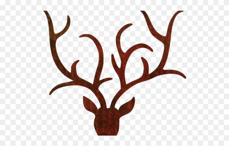Antler clipart outline. Transparent tumblr reindeer antlers