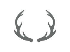 Antlers clipart stencil. Deer antler clip art