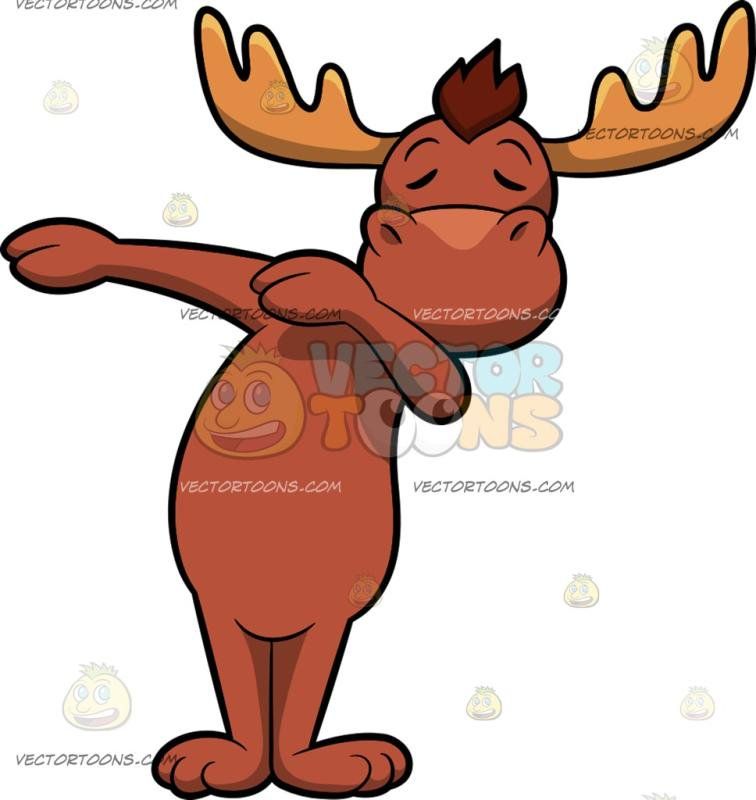 moose clipart pin the tail on