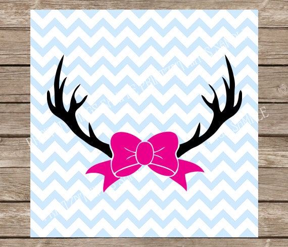 Antlers clipart bow. Hunting svg deer animal