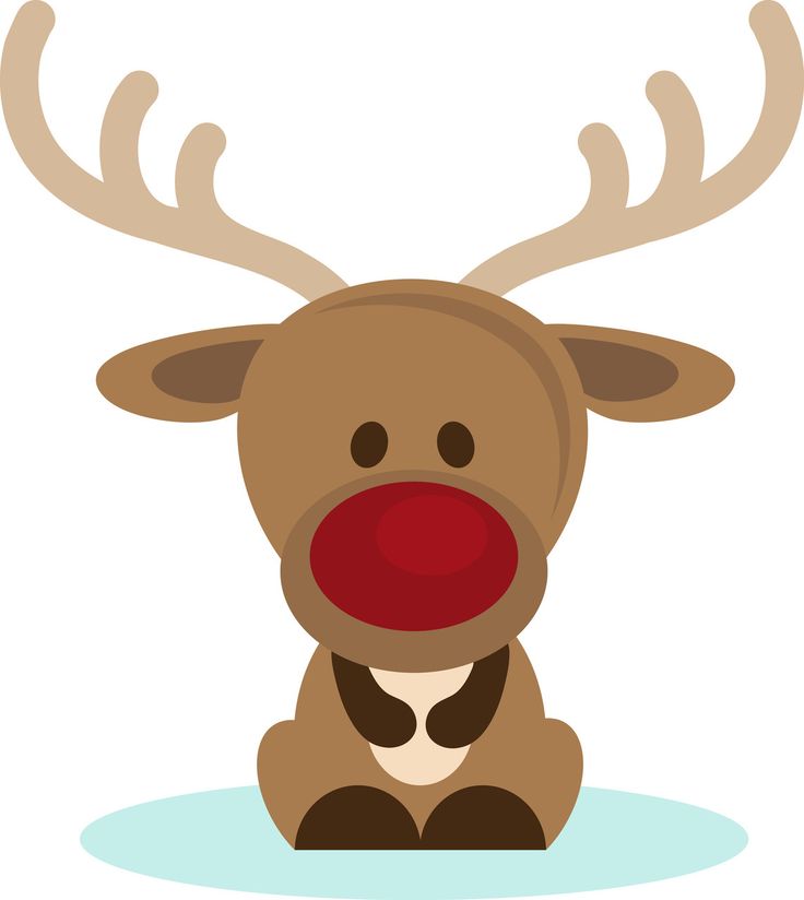 clipart reindeer adorable