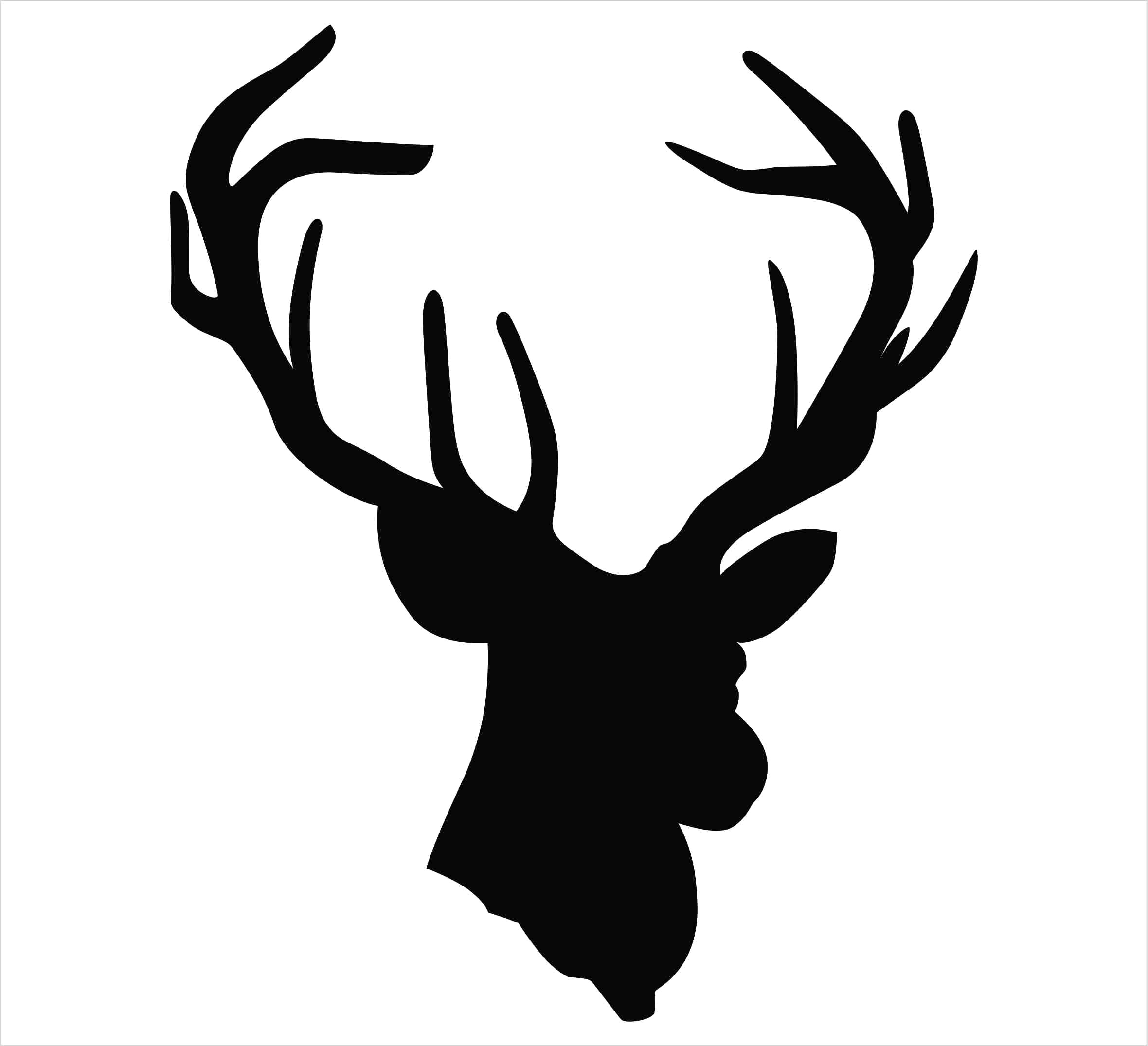 Antlers clipart silhouette. Antler svg free rescuedesk