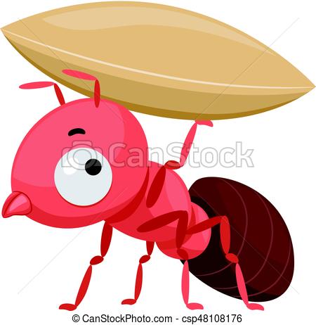 Ants clipart food. Ant carrying portal 