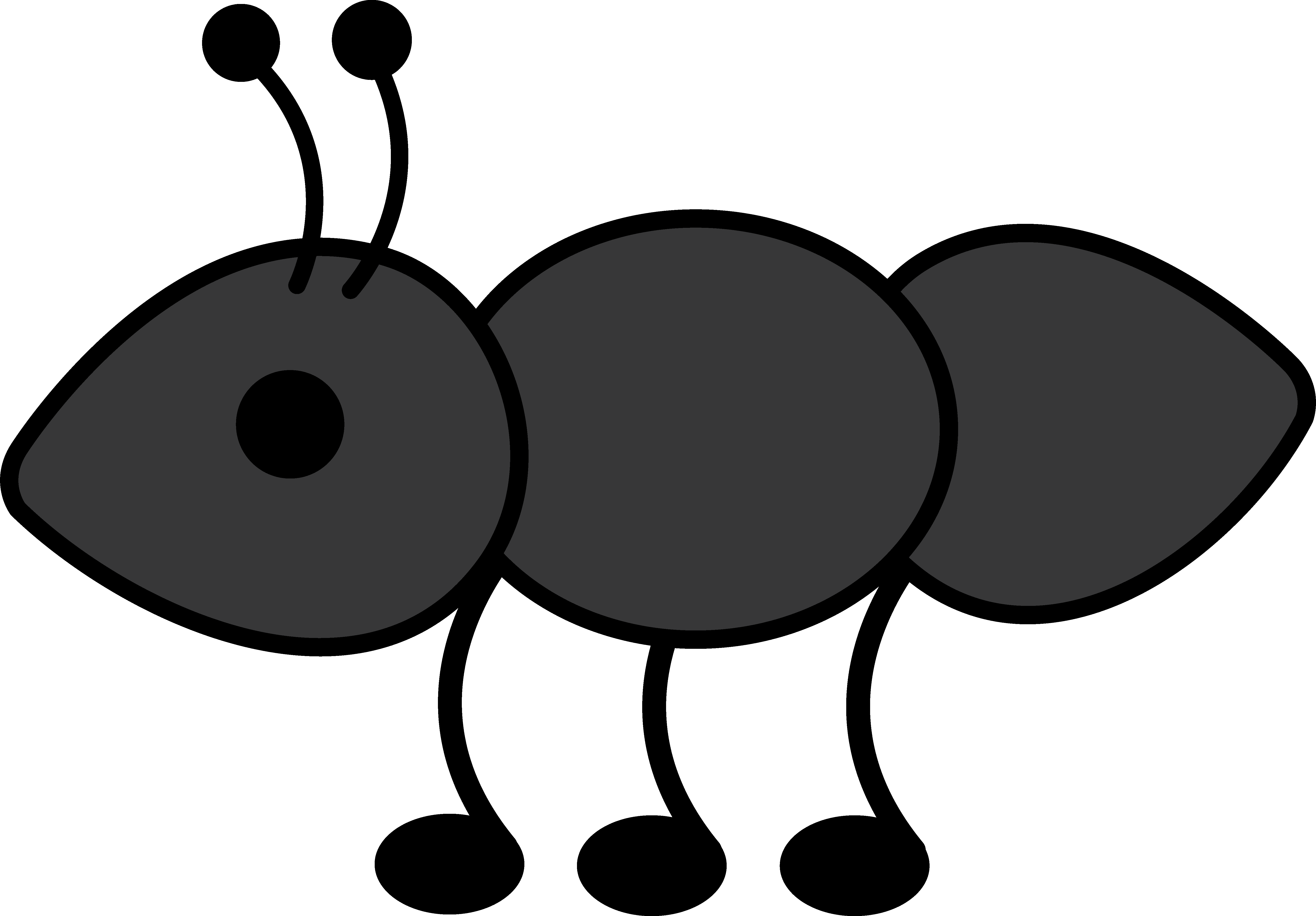 Ants clipart gray. Hd line ant cartoon
