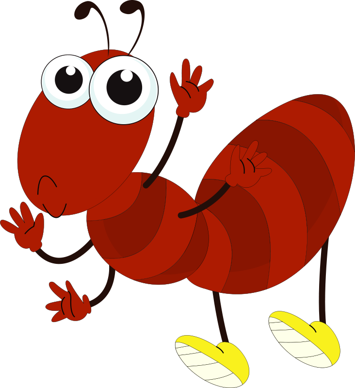 Ant lazy free collection. Ants clipart happy