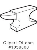 Cilpart cozy design illustration. Anvil clipart black and white