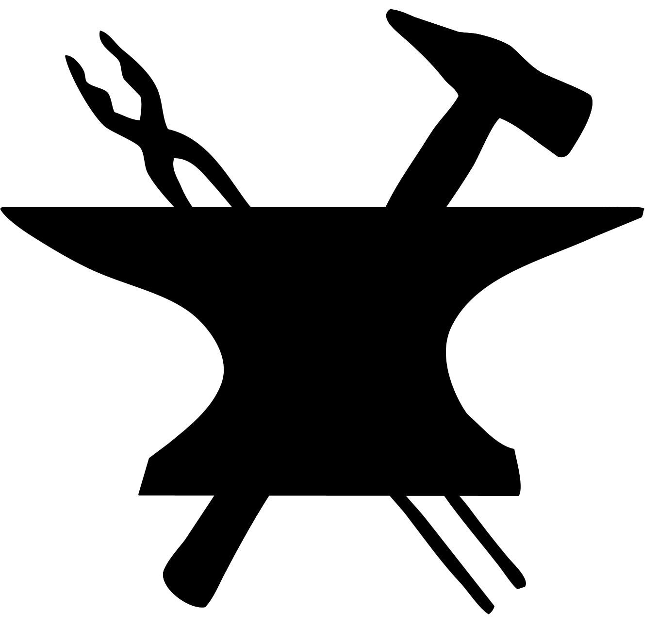 File icon symbol hammer. Anvil clipart blacksmith shop