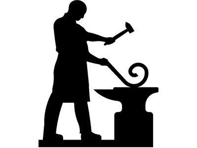 Anvil clipart forge. Blacksmith free pnglogocoloring pages