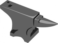 Anvil clipart iron works. Panda free images anvilclipart