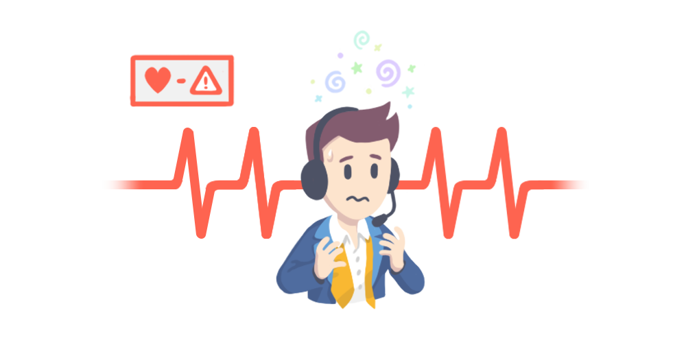 Anxiety clipart work pressure. How to stop customer