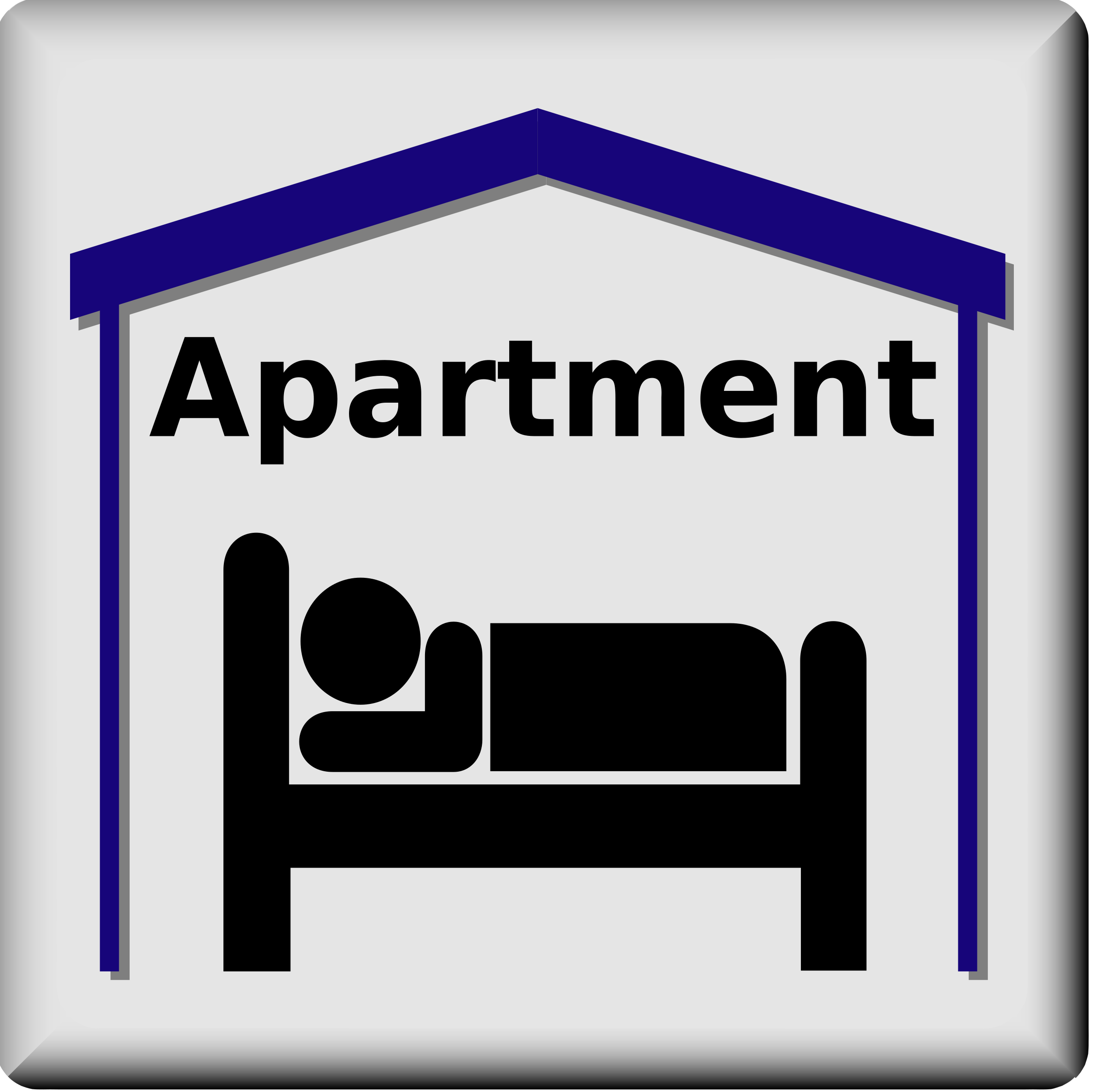 Symbol pictogram big image. Apartment clipart boarding house