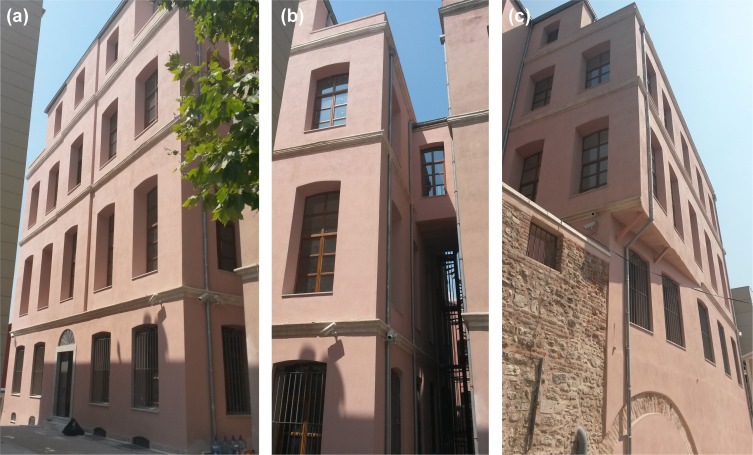 Apartment clipart building structure. Restoration of the historical