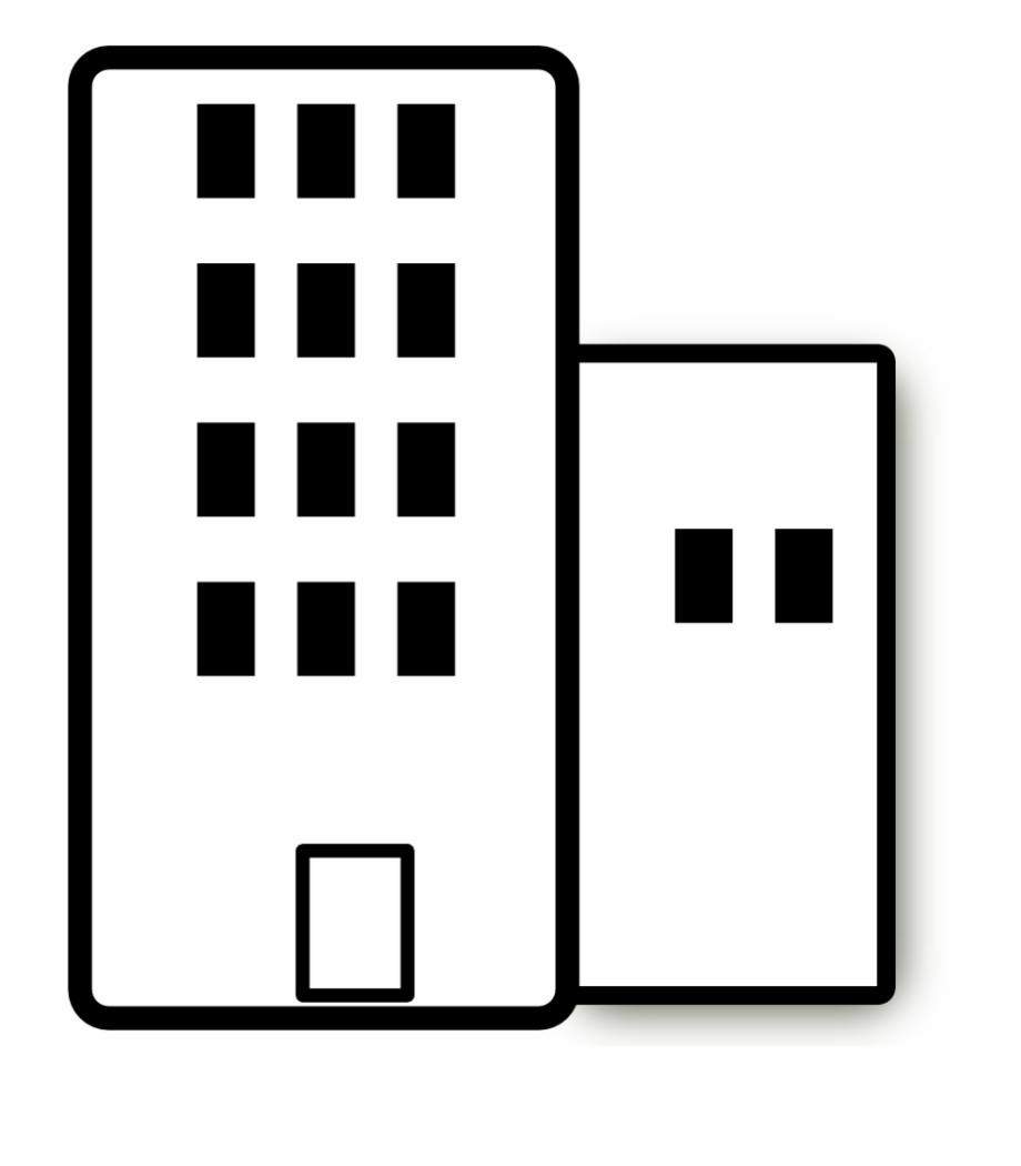 Apartment clipart corporate building. Office svg royalty free
