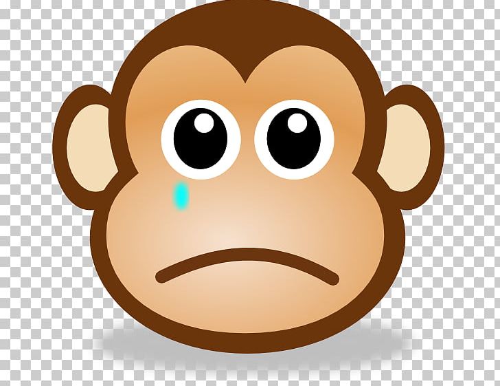 Monkey png girl crying. Ape clipart animated