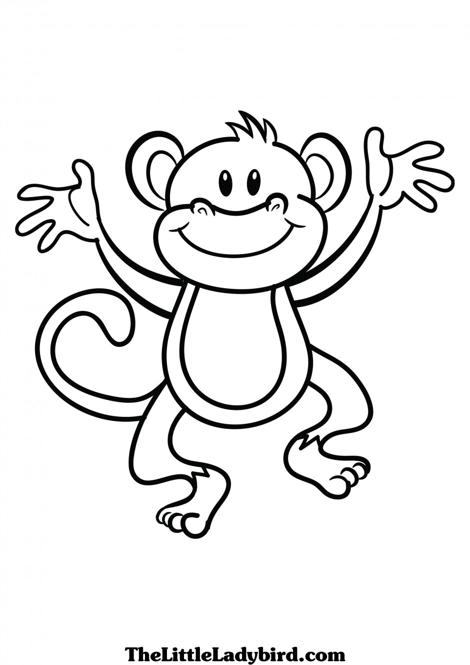 Monkey clip art free. Ape clipart black and white