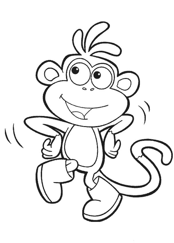 Cute monkey google search. Ape clipart black and white