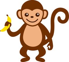 ape clipart brown