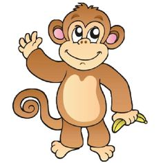 clipart monkey cartoon